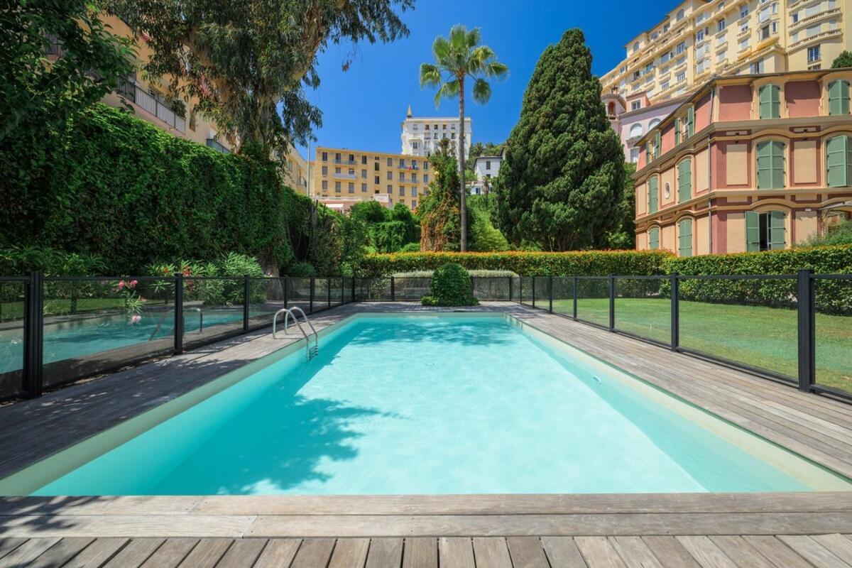 Apartmán Le Coq Wagner - Parking - Air Conditioning - Pool Menton Exteriér fotografie